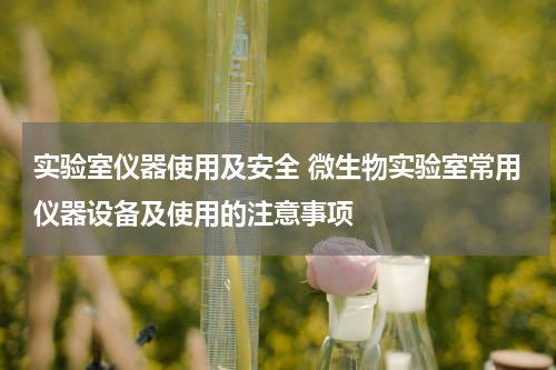 实验室仪器使用及安全 微生物实验室常用仪器设备及使用的注意事项