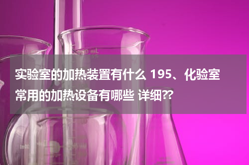 实验室的加热装置有什么 195、化验室常用的加热设备有哪些 详细??