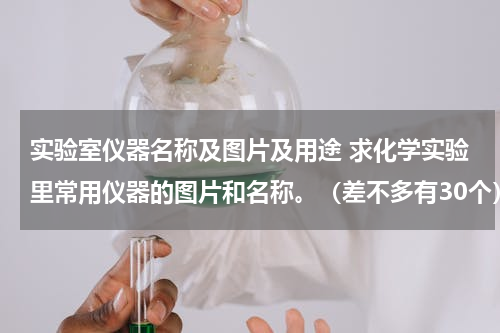 实验室仪器名称及图片及用途 求化学实验里常用仪器的图片和名称。（差不多有30个）
