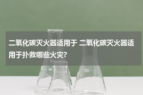 二氧化碳灭火器适用于 二氧化碳灭火器适用于扑救哪些火灾?