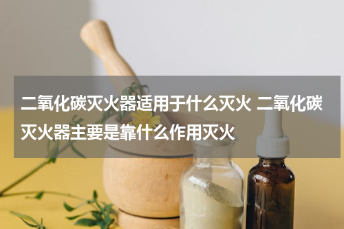 二氧化碳灭火器适用于什么灭火 二氧化碳灭火器主要是靠什么作用灭火